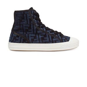 Fendi FF jacquard fabric high tops